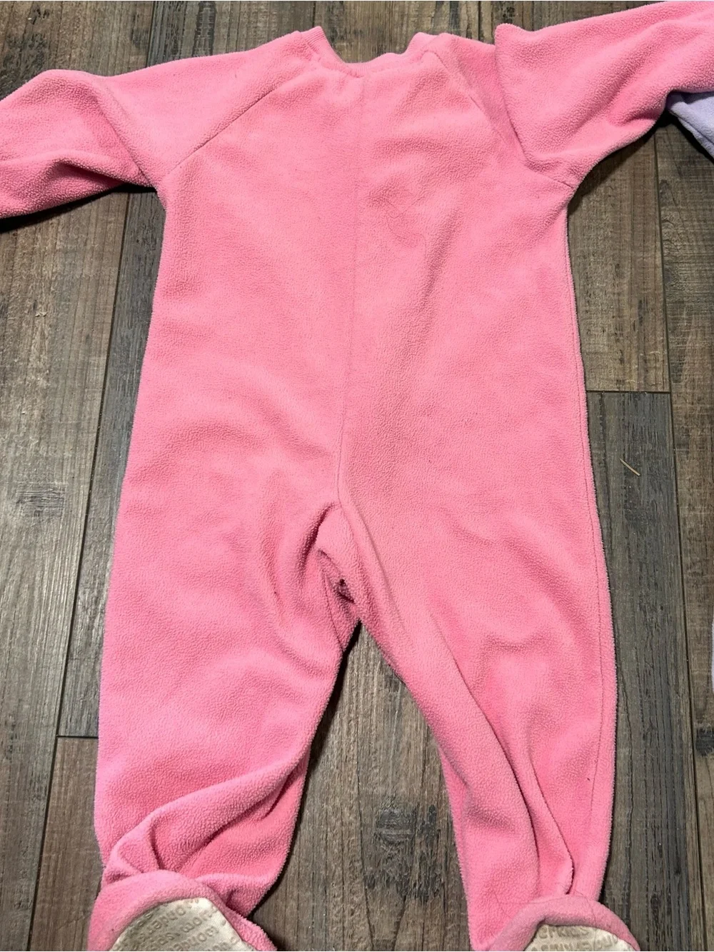 Baby Girls Zip Fleece Footie One Piece Lot Pink Purple 2T/ 24 Months